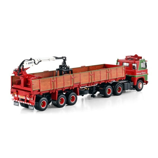 1:50 SCANIA FONTEIJN WEERT O series 6X2 BRICK TRAILER 3 AXLE WSI   Diecast Model