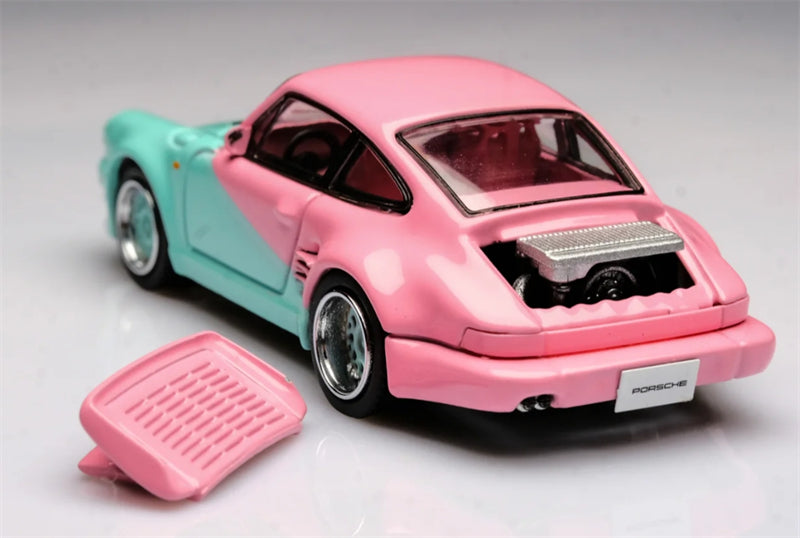 1:64 Porsche 911 930 Turbo Pink and Green Mortal DIECAST Limited Edition 399pcs ONLY Model