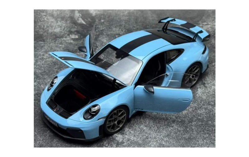 1:18 Porsche 911 992 GT3 RS  Blue -black stripe NOREV  DIECAST Model