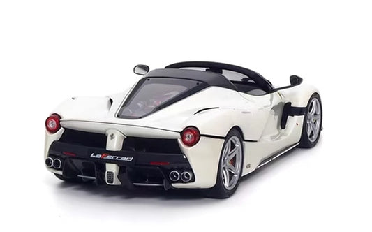 BBR MODELS LAFerrari White convertible 1/18 DIECAST car
