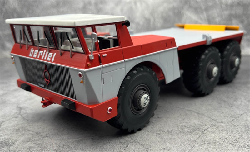 Norev Berliet T100 n°1 1959 transport vehicle red 1:43 Truck Pre-built Model view1