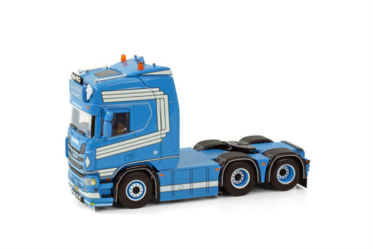 WSI SCANIA R HIGHLINE CR20H 6X2 TAG AXLE DANNY VAN DEN HEUVEL 1:50 Truck Pre-built Model