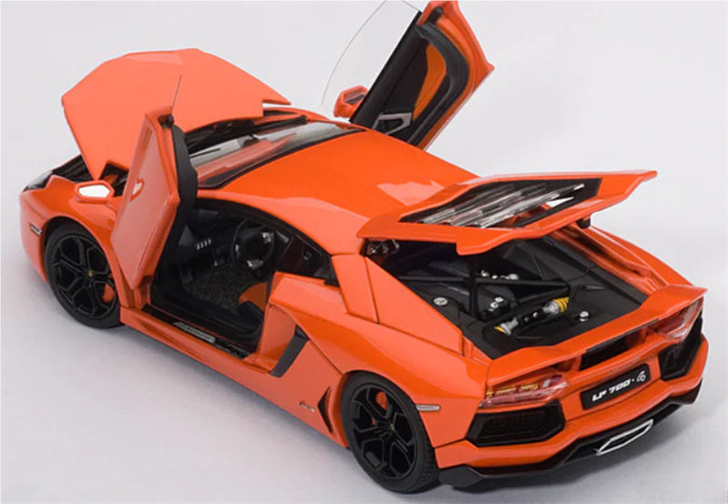 AUTOART Lamborghini LP700-4 supercar Orange fully open 1:43 Car Pre-built Model view3