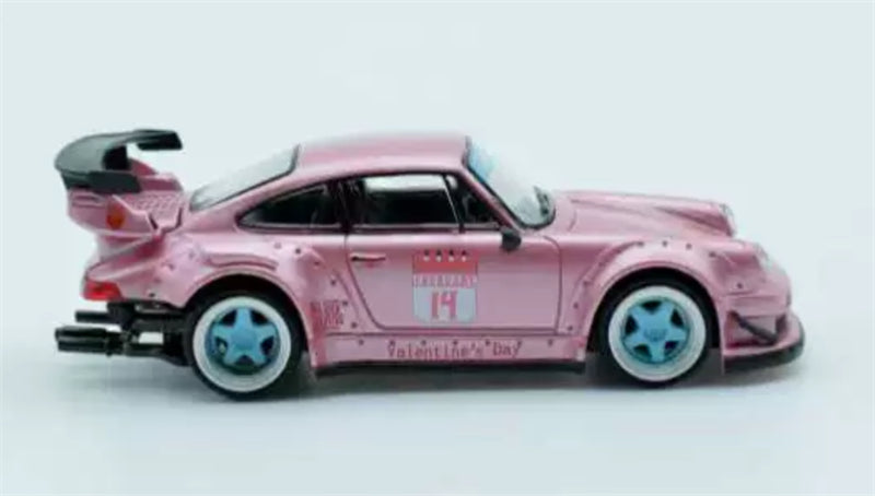 1:64 Porsche RWB 930 2026 Model model Valentine's Day Special Edition DIECAST Civil Car Model