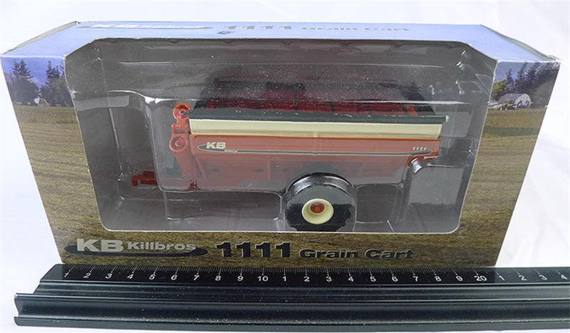 SpecCast KB Killbros Grain Cart tractor trailer Watermelon red 1:64 Truck Accessories Pre-built Model