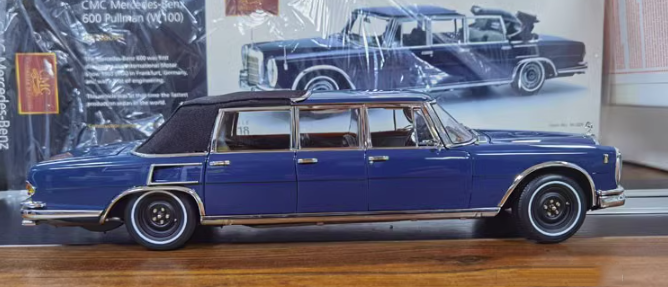 CMC Mercedes Benz 600 Pullman （W 100） blue 1:18car Pre-a Model