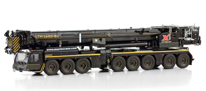 WSI LIEBHERR LTM 1650-8.1 Crane Maxim Crane Works L.P. 1:50 DIECAST Truck Lorry