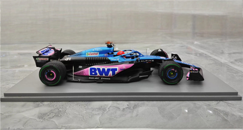 1:18 Alpine BWT A523 2023 Spark Monaco GP Resin Car Model view3