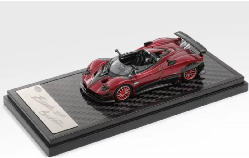 1:64 Pagani Zonda HP LCD Red Carbon Diecast Model view5