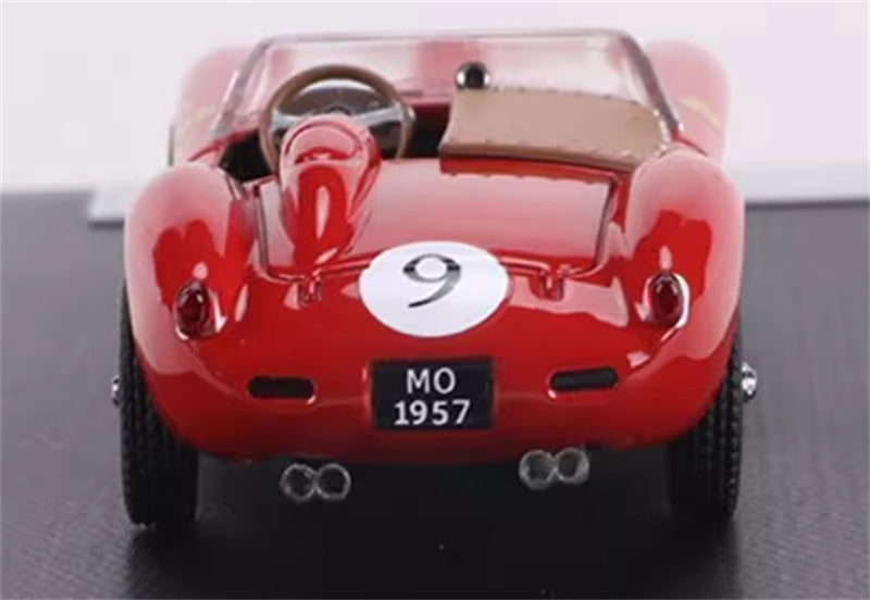 GFCC 1957 Ferrari 250 Testa Rossa Racing Red #9 LHD 1:64 car Pre-built Model view3