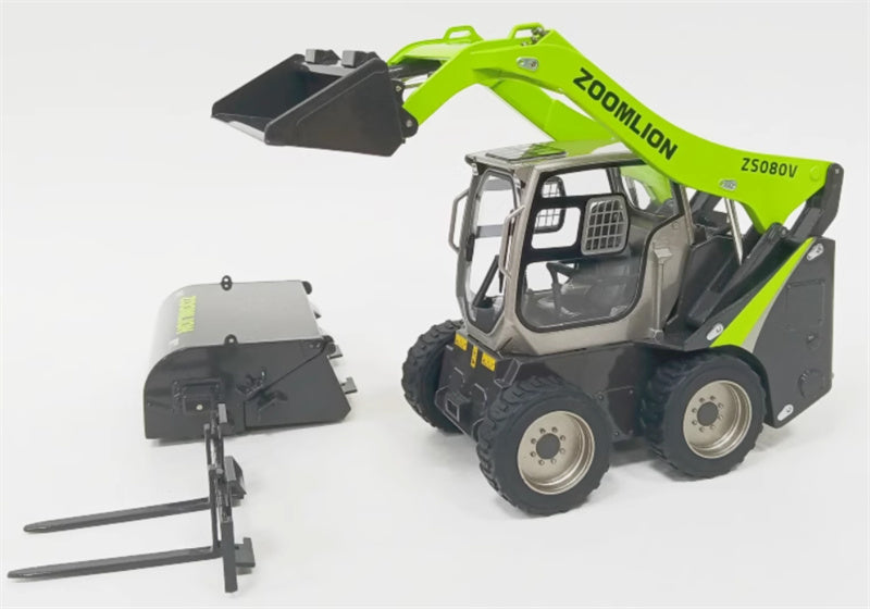 ZOOMLION ZS080V SKID STEER LOADER Forklift 1:20 Truck Pre-built Model