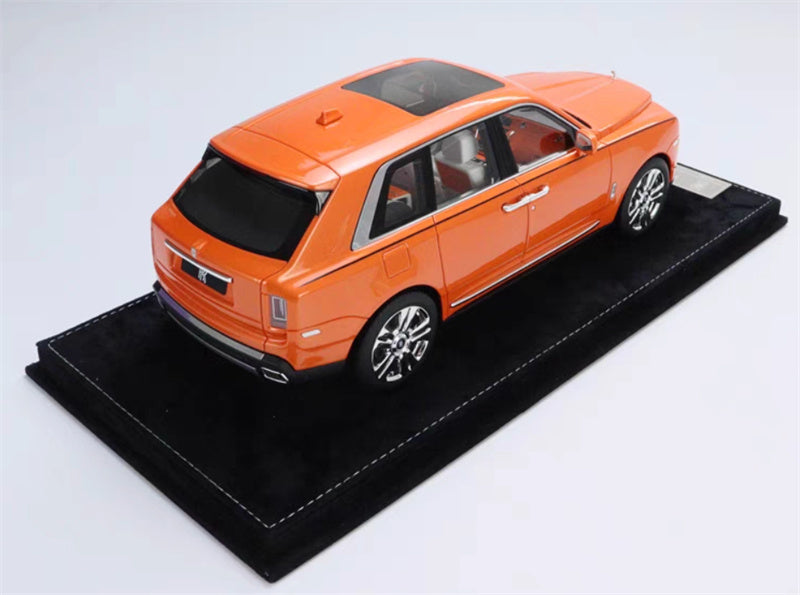 HH Model Rolls Royce Cullinan Orange 1:18 Car Pre-built Model view3