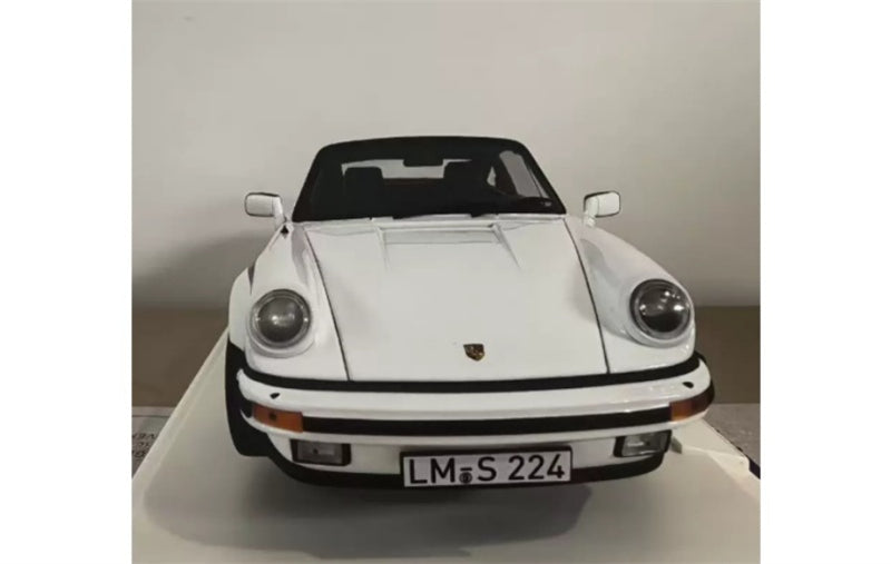 1:18 Porsche 911 Turbo 3.3  White w/ stripe NOREV  DIECAST Model