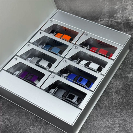 1:64 BMW 3 Series 8-car set Almost Real DIECAST Civil Car Model