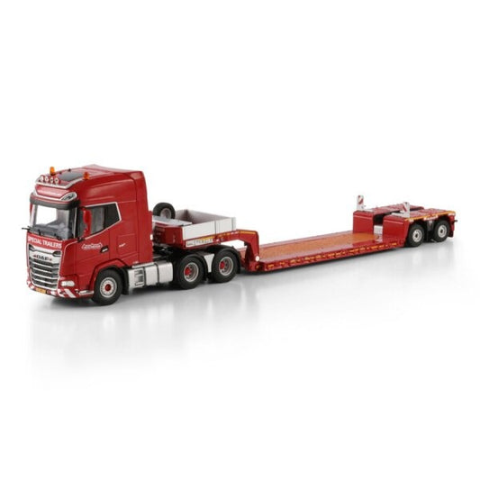 1:50 DAF Nooteboom Red Line XG + MY25 6X4 LOW LOADER 2 AXLE WSI Diecast Model