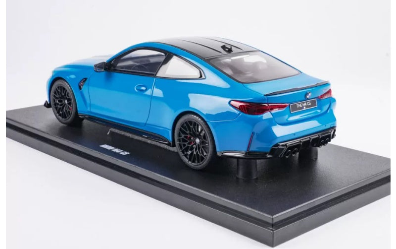 1:18 BMW M4 CS (G82) 2024 Blue GT Spirit Limited Edition Resin Car Model