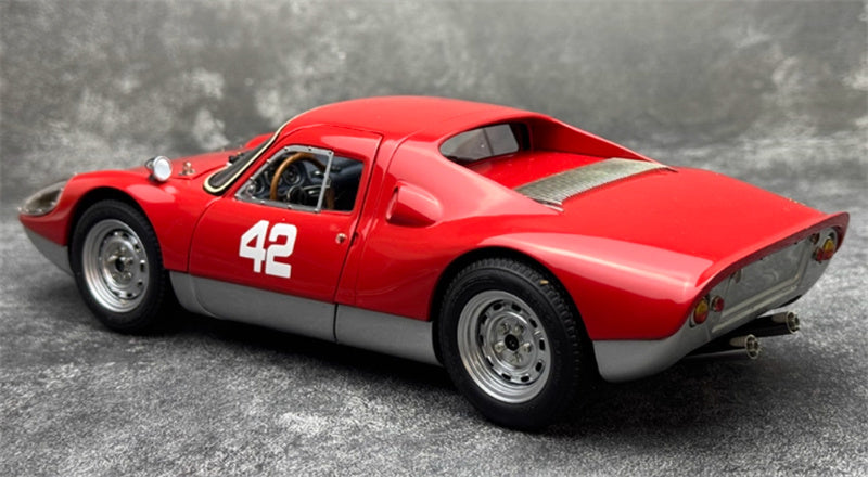 CMC Porsche 904 Carrera GTS Pebble Beach Auction 2017 #42 red Limited Edition 1000PCS ONLY 1:18 Car Pre-built Model view5
