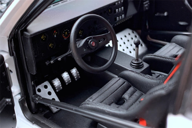 Kyosho Fiat 131 1978 Rally Alitalia Pirelli MHAGNET MARELL HOTEL ESTORIL SOL mirafiori 1:18 Car Pre-built Model view2
