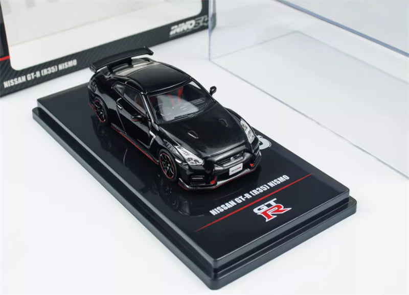 INNO64 NISSAN GT-R R35 NISMO Black 1:64 car Pre-built Model view8
