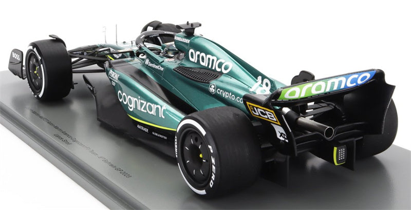 1:18 Aston Martin AMR23 2023 Spark Bahrain GP Resin Car Model view6