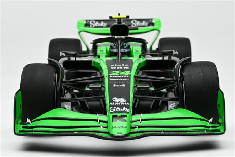 1:18 KICK  Sauber C44 #24 Zhou Guanyu China 2024 green MINICHAMPS  DIECAST Model