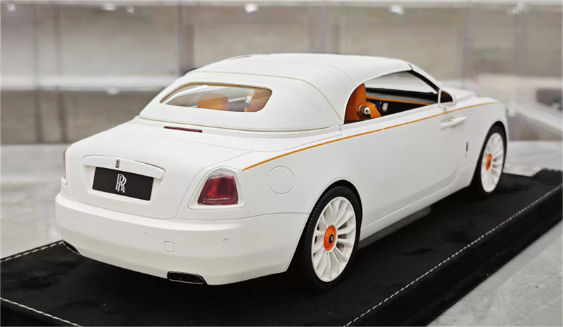 HH Model Rolls Royce Dawn Shadow White Limited Edition 20PCS ONLY 1:18 Car Pre-built Model view9