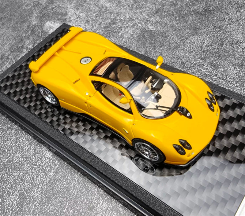 1:64 Pagani Zonda C12 Yellow LCD MODELS DIECAST Model
