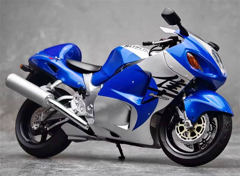 1:12 Suzuki GSX-1300R Hayabusa  blue - silver  LCD MODELS  DIECAST motorcycle Model