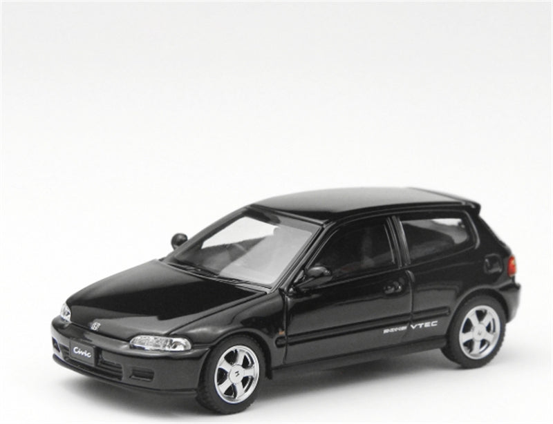 LCD-MODELS Honda Civic SiR II EG6 Black 1:64 car Pre-built Model view2