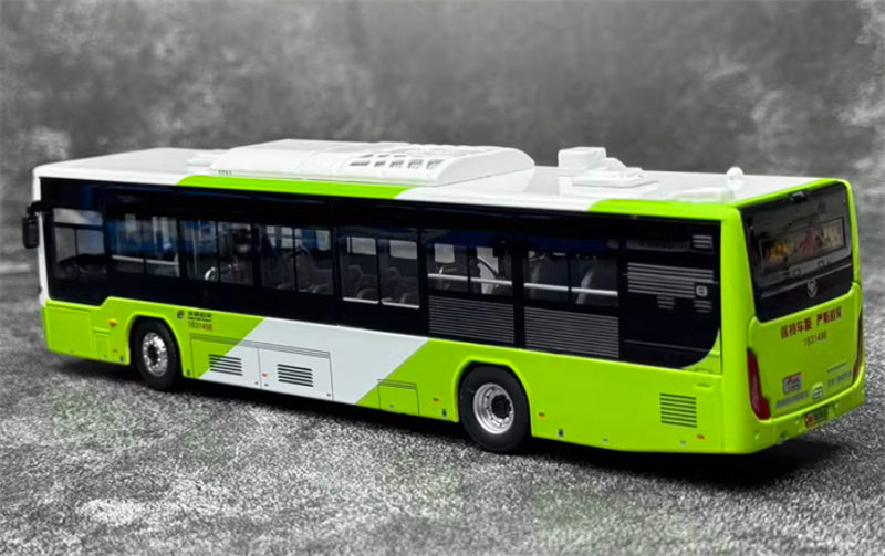 Beijing Public Transport Foton Bus Bafangda Single Machine Route 694 1:64 Bus Pre-built Model view2