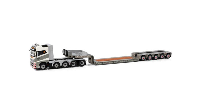 WSI VOLVO FH4 GLOBETROTTER 10X4 NOOTEBOOM LOWLOADER - 5 AXLE AFFOLTER 1:50 DIECAST Truck Lorry
