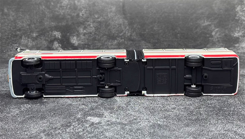 Beijing Public Transport Jinghua BK663 10 Route Articulated Bus 1:64 Bus Pre-built Model view4