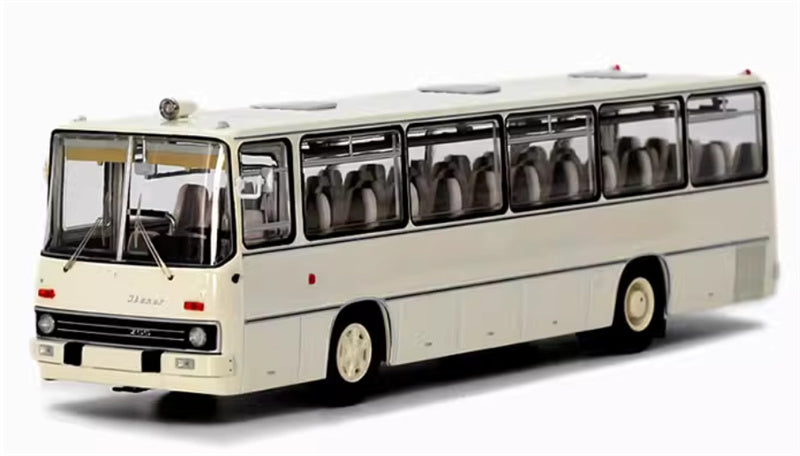 Demprice Russian 255.70 Bus white 1:43 Bus Pre-built Model view1