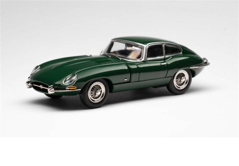 GFCC 1961 Jaguar E-Type Coupe hardtop version British Green Limited Edition 499PCS ONLY RHD 1:64 car Pre-built Model view1