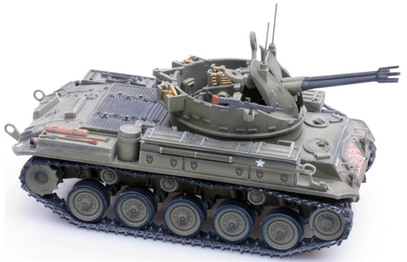 PANZERKAMPF M42 Duster-US Army Vietnam IRON COFFIN 1:72 Tank Pre-built Model