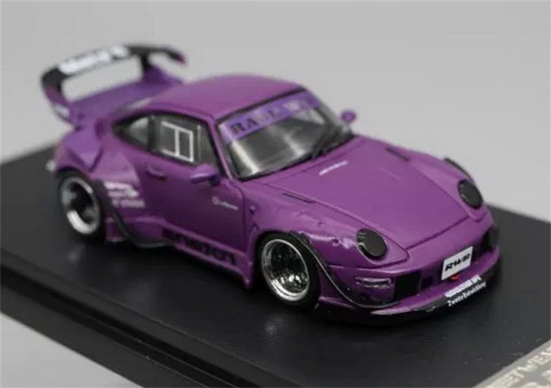 1:64 Porsche 911 RWB 993 Purple SW DIECAST Model