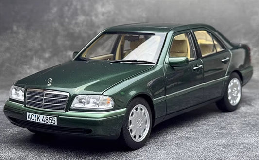 NOREV Mercedes Benz C-CLASS 1993 dark green 1:18 Car Pre-built Model view1