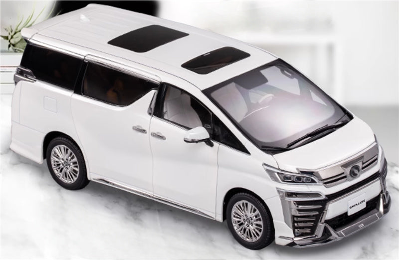KengFai Toyota Vellfire MPV Business Vehicle white left hand drive 1:18 Car Pre-built Model view7