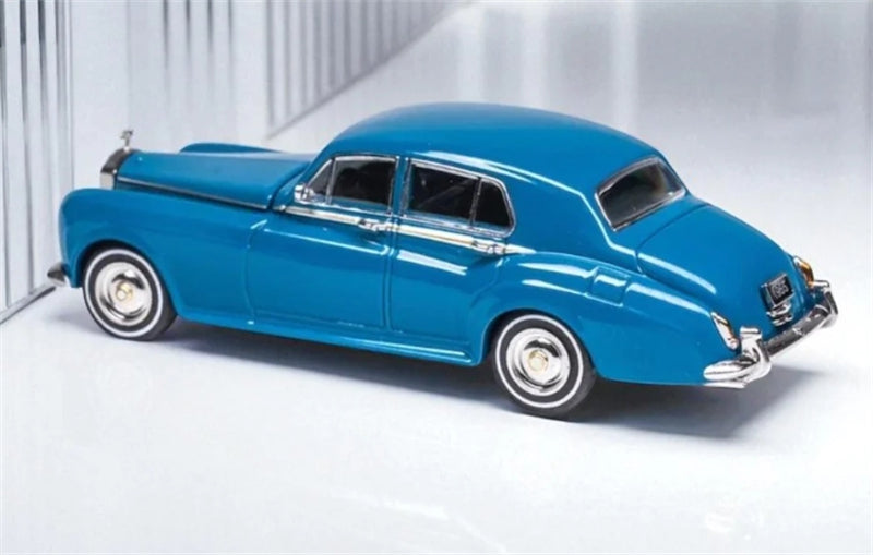 GFCC 1965 Rolls Royce Silver Cloud III classic car Vintage Blue LHD 1:64 car Pre-built Model view4