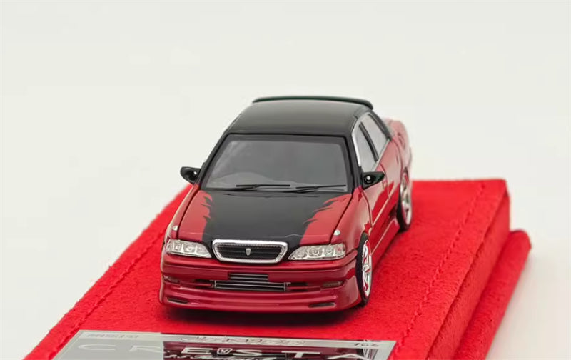 1:64 Toyota Cresta Pearl Red Mortal Model Limited Edition 1199PCS ONLY DIECAST Civil Car Model