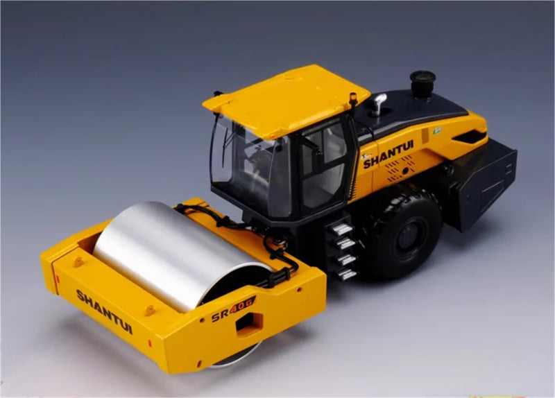 SHANTUI SR40G single steel wheel road roller 1:35 Truck Pre-built Model