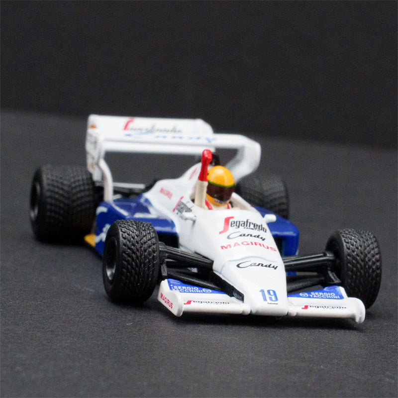 1:64 Toleman TG184 #19 Monaco Grand Prix 2nd Place Ayrton 1984 MINIGT DIECAST Model