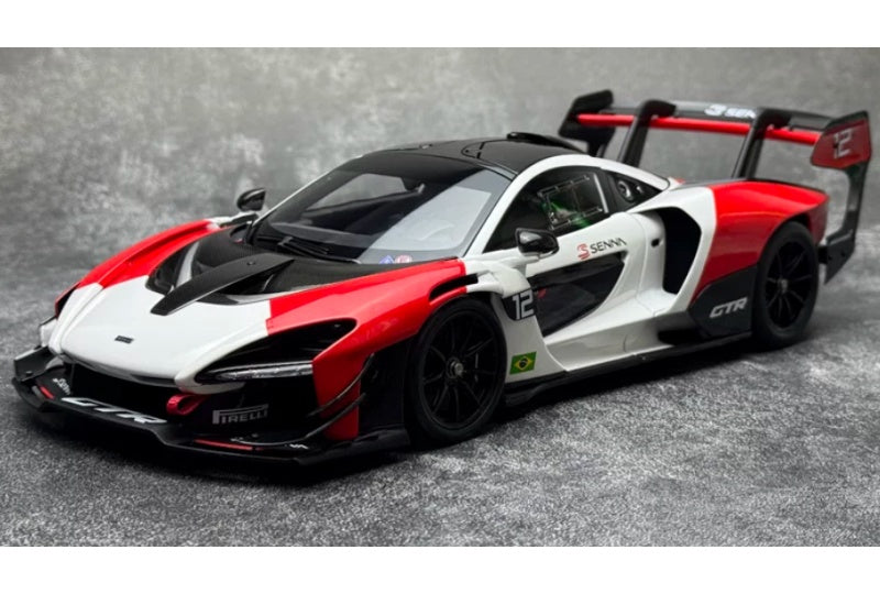 1:18 McLaren Senna GTR #12  red and white LCD MODELS   DIECAST Model