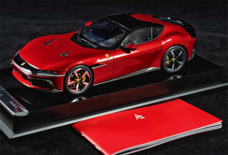 1:18 Ferrari 12 Cilindri red Amalgam Resin Car Model view6