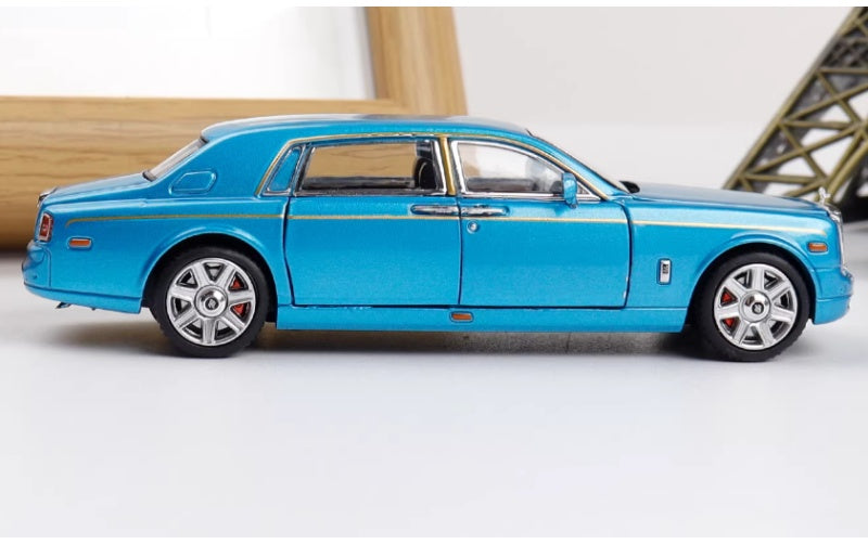 1:64 Rolls-Royce Phantom VII Metallic Blue Dragon Edition DCM Limited Edition DIECAST Car Model