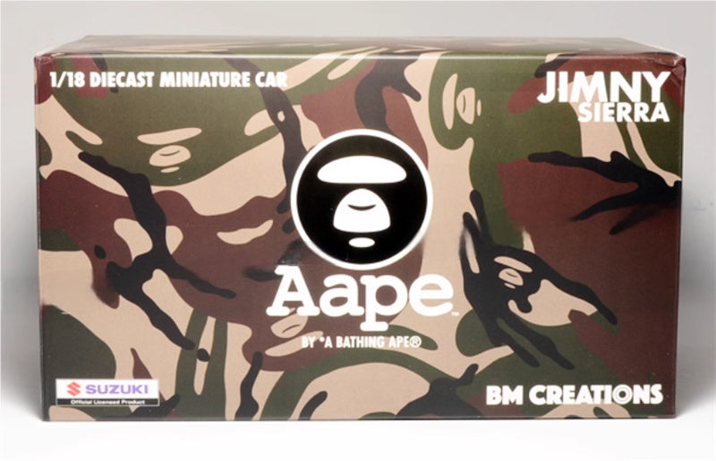 BM Creations Suzuki Jimny JB74 2018 Camouflage Field Edition Right hand drive Limited Edition 600PCS ONLY 1:18 Car Pre-built Model view10