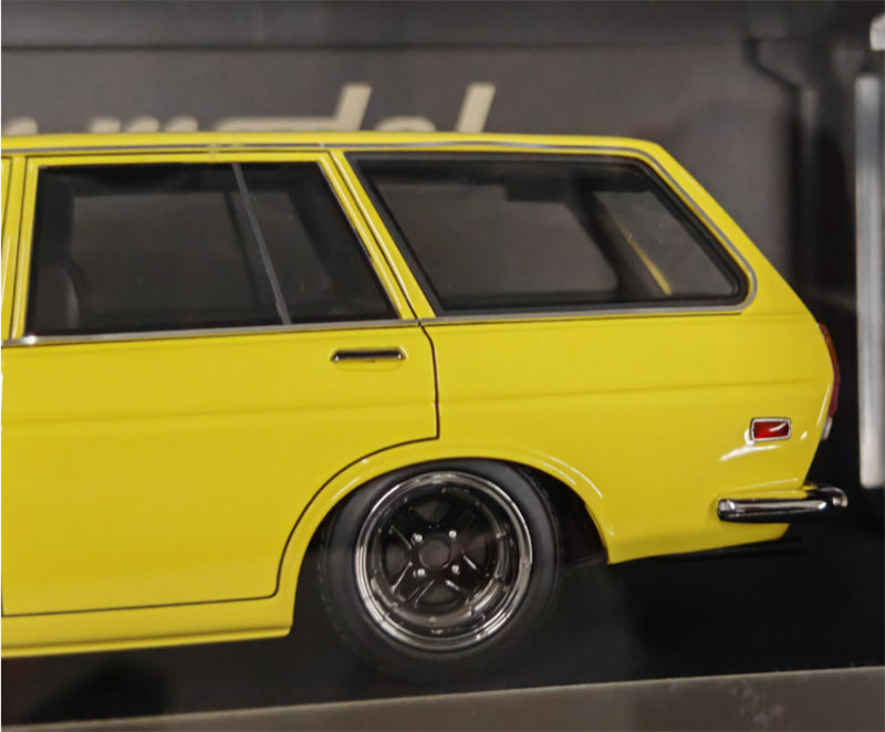 IGNITION MODEL Datsun Bluebird 510 Wagon Yellow 1:18 Car Pre-built Model view8