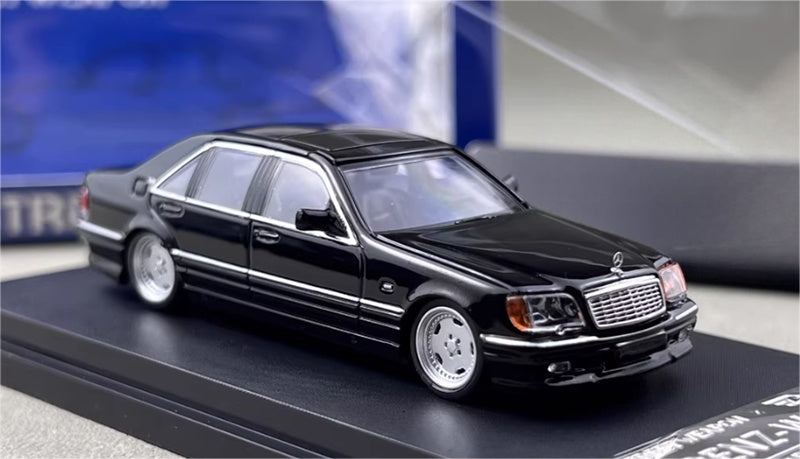SW Mercedes Benz S600 W140 Black Limited Edition 499PCS ONLY 1:64 car Pre-built Model view3