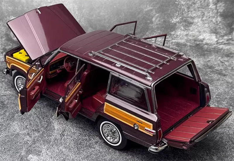 DD Model Jeep Wagoneer Metallic red Limited Edition 999PCS ONLY 1:18 Car Pre-built Model view7