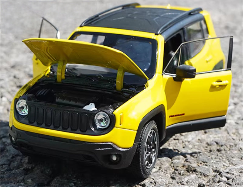 1:24 Jeep Renegade trailhawk  Yellow  WELLY  DIECAST Car Model